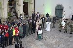 Gemeinsame Flaggenparade der Einsatzorganisationen