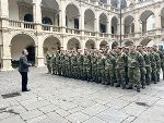 Neuer Landtagspräsident Deutschmann begrüßt erste Führungsgruppe: Grundwehrdiener des ÖBH